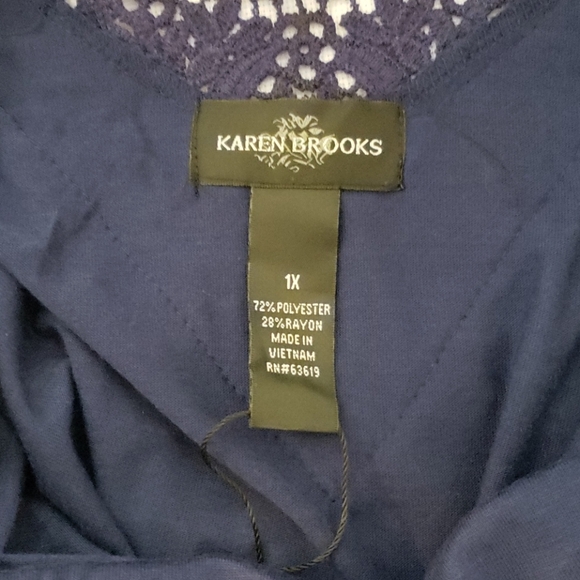 NWT Karen Brooks Woman's Blouse - Picture 7 of 10